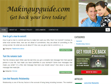 Tablet Screenshot of makingupguide.com